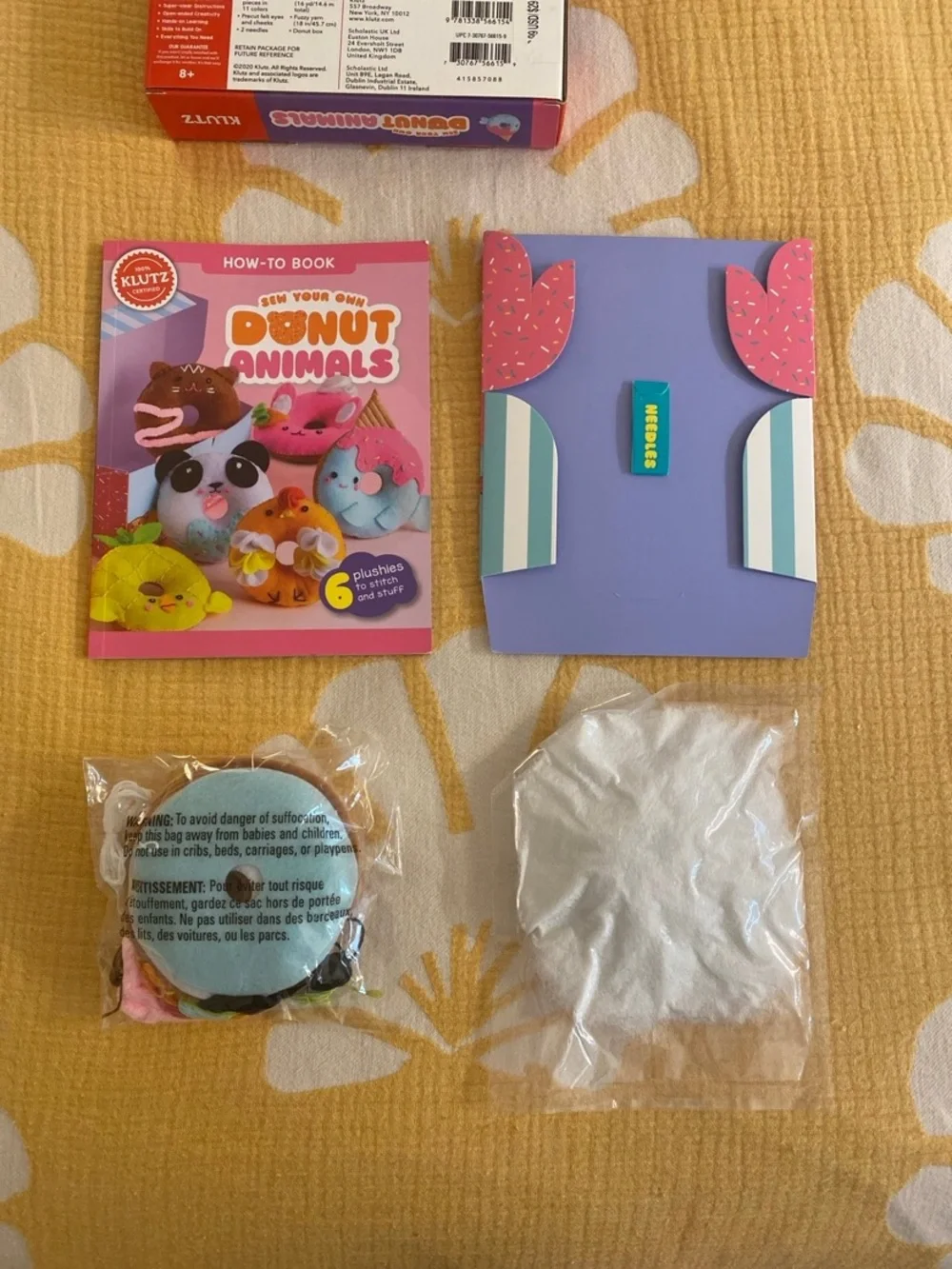 Sew Your Own Donut Animals Book & Activity Craft Kit